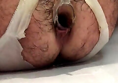 Anal Play And White Lingerie