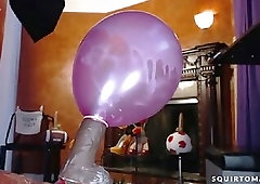 Sexy Latina Maid on SQUIRTING Dildo HUGE CUM LOAD