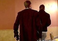 Gorgeous bottom JD Phoenix slammed anally