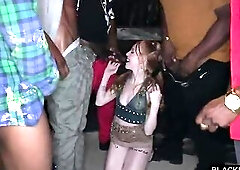 BLACKEDRAW 1st IR Group-sex for stunner Madi