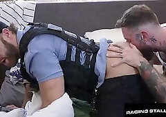 RAGING STALLION - Trailer Trash Convict Barebacks His Controlling Parole Officer