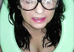 Dirty stepmom toilet worship, wants to be a human toilet slave