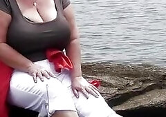 Quick jerk off compilation granny cleavage big boobs