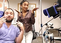 Miss Mars gets her face covered in cum during a wild session with Doctor Tampa