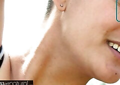 Unshaved Chick Stretches out Their All-Natural Body