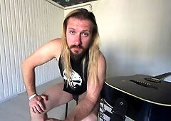 Longhair men, bearded guy, solo male