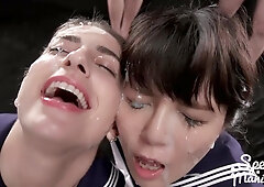 Kristen Scott and Mary Insane Bukkake Video