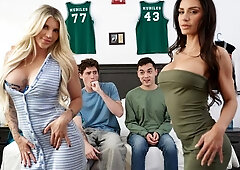 Hard foursome session with two models Remy Rune and Taylor Wild