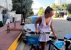 Amateur Busty Brunette Masturbating