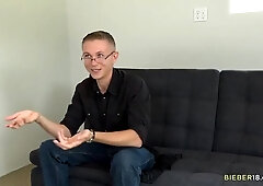 Bored Student Jerks Off His Dick For You