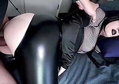 Pleasing Darling Emo Playgirl gets Four giant creampies - Darksome Rock (1)