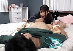 Amateur Asian College Teen Gives Blowjob