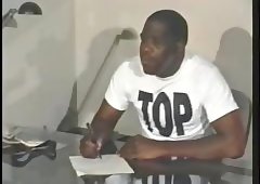 Black dudes share white guy