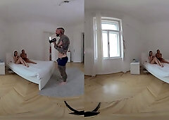 Cheating Girlfriend's Creampie Surprise Threesome Part II - PornoDanVR