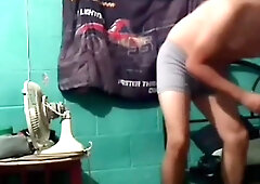 Jesus en boxer tocándose el pene episodio 2