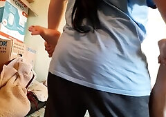 I Put a Thong-on Beneath My Panties and Screwed My Girlfriend