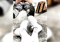 Student Gal Films When Her Ally Sucks Dong to Student Man at College, They Screw likewise! VOL two