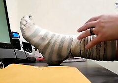 Mailing Day! Perspired two-Week Striped Socks