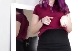 Drama Club Floozy Acts Out A Scene For Her Fan Previous to Having An Intensive Climax - The Panty Bank