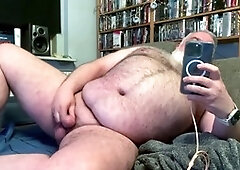 Bear masturbation, man masturbating, faphouse