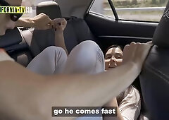 Busty Latina Influencer Luiza Marcato Strips Bare Naked for Lucky Taxi Driver in Her Private R