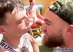 Mass Pool Party De-spunking Every Cock Drained Dry
