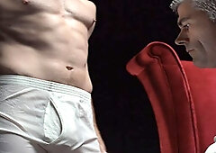 Elder White suffers in a humiliating Mormon porn movie