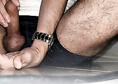 Colombian Stud jerks off another time and that guy cums a lot!!