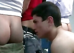 Naked frat teens turn