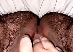 Playing with my swollen love button