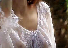 Hairy Teen Tali Dova's Morning Mast