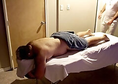 Hairy chest men massage, bear massage older men, chubby grandpa erotic massage