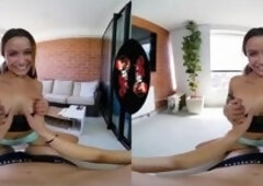 Pretty Latina Alexa Fucked In Her Apartment VR