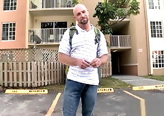 Wild penis riding inside a car