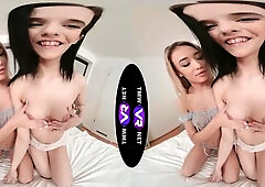 TMWVRNet - Glamour in lingerie gentle posing in a shop