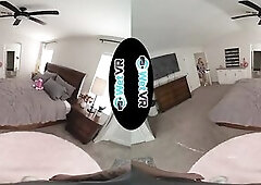 WETVR Hawt Sorority Golden-haired Sneaks In Her Boyfriend For A Hawt VR Screw