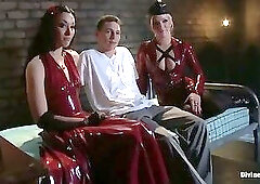 Two mistresses for young stud