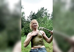 Wow!! Thunder and rainy. Time to get soaked a little... )