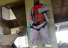 Outdoor, male masturbator, getting off