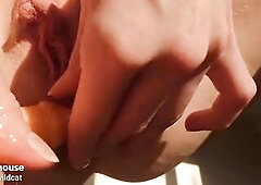 This day I recorded an extraordinary close-up anal play session with my much loved sex-toy just for u! See each single detail in high-def as I lubrica