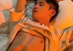 Basketballer Chinese twink threesome