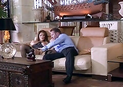 Gorgeous brunette babe fucked hardcore in the bathroom