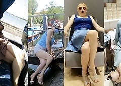 Lustful older masturbates crossed legs in public places to orgasms. twenty+ syntribation action in a park, on a teach, on a buses, shops etc.