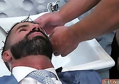 Muscle gay anal sex with cumshot