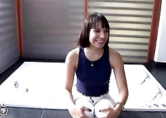 Hot Butt Latin babe Teen Matilde Ramos Tastes A Large Ebony Weenie