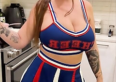 Only Big Natural Tits in POV Homemade Hardcore with Ava Nicks (aka Ava Dawn) - Big Tits Madonna Hot Cheerleader Like Rough Sex - POV Oral Fetish