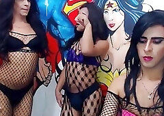 avid tranny group sex