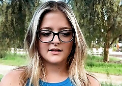 Real Teens - Bubble Booty Newcomer Jill Taylor Likes To Be Fingered In The Outdoors Greater Amount Than Anythin