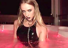 SecretCrush4K - Gothic Latex Slut Explores her Backdoor