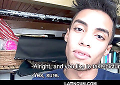 Young unexperienced Latino stud With Braces banged For Cash